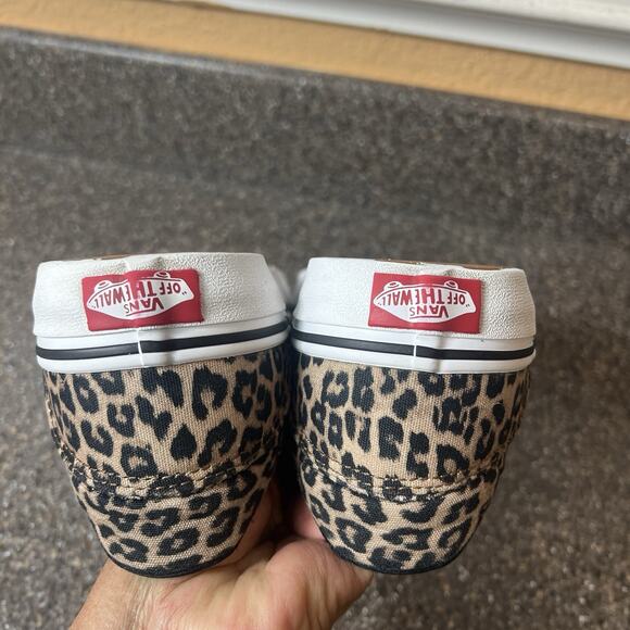 Vans Deluxe Comfort Classic Slip On Skater Shoes Cheetah Print Women's 8 Sneaker - Picture 8 of 11